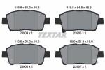 TEXTAR Piduriklotsi komplekt,  ketaspidur 2390401