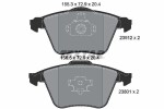 TEXTAR Piduriklotsi komplekt,  ketaspidur Q+ 2391202