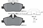 TEXTAR Piduriklotsi komplekt,  ketaspidur Q+ 2391503