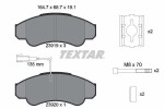 TEXTAR Piduriklotsi komplekt,  ketaspidur Q+ 2391901