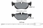 TEXTAR Piduriklotsi komplekt,  ketaspidur Q+ 2392707