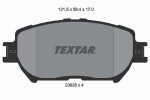 TEXTAR Piduriklotsi komplekt,  ketaspidur 2392801