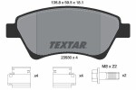 TEXTAR Piduriklotsi komplekt,  ketaspidur Q+ 2393001