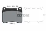 TEXTAR Piduriklotsi komplekt,  ketaspidur Q+ 2394501