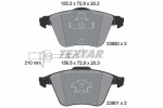 TEXTAR Piduriklotsi komplekt,  ketaspidur Q+ 2395001