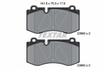 TEXTAR Piduriklotsi komplekt,  ketaspidur Q+ 2396001