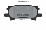 TEXTAR Piduriklotsi komplekt,  ketaspidur 2396701