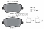 TEXTAR Piduriklotsi komplekt,  ketaspidur Q+ 2397302