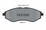 TEXTAR Piduriklotsi komplekt,  ketaspidur Q+ 2397401