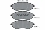 TEXTAR Piduriklotsi komplekt,  ketaspidur Q+ 2397406
