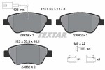 TEXTAR Piduriklotsi komplekt,  ketaspidur Q+ 2397901