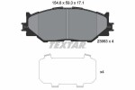 TEXTAR Piduriklotsi komplekt,  ketaspidur 2398301