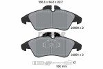 TEXTAR  Piduriklotsi komplekt,ketaspidur Q+ 2399002