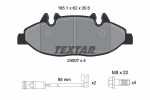 TEXTAR Piduriklotsi komplekt,  ketaspidur Q+ 2400701