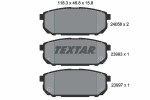 TEXTAR Piduriklotsi komplekt,  ketaspidur 2405801