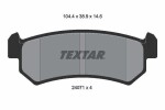 TEXTAR Piduriklotsi komplekt,  ketaspidur 2407101