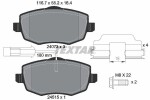TEXTAR Piduriklotsi komplekt,  ketaspidur Q+ 2407303