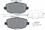 TEXTAR Piduriklotsi komplekt,  ketaspidur Q+ 2407304