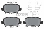 TEXTAR Piduriklotsi komplekt,  ketaspidur Q+ 2408601