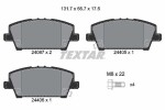 TEXTAR Piduriklotsi komplekt,  ketaspidur Q+ 2408701