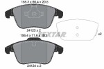 TEXTAR Piduriklotsi komplekt,  ketaspidur Q+ 2412305