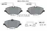 TEXTAR Piduriklotsi komplekt,  ketaspidur Q+ 2413303