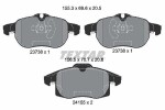 TEXTAR Piduriklotsi komplekt, ketaspidur Q+ 2415501