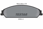 TEXTAR Piduriklotsi komplekt,  ketaspidur Q+ 2416401