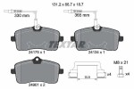 TEXTAR Piduriklotsi komplekt,  ketaspidur Q+ 2417501