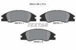 TEXTAR Piduriklotsi komplekt,  ketaspidur 2421801