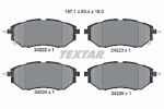 TEXTAR Piduriklotsi komplekt,  ketaspidur Q+ 2422201