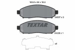 TEXTAR Piduriklotsi komplekt,  ketaspidur 2422701