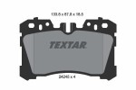 TEXTAR Piduriklotsi komplekt,  ketaspidur 2424501