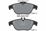 TEXTAR Piduriklotsi komplekt,  ketaspidur Q+ 2425401
