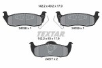TEXTAR Piduriklotsi komplekt,  ketaspidur Q+ 2425801