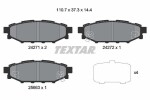 TEXTAR Piduriklotsi komplekt, ketaspidur 2427101