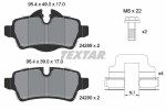 TEXTAR Piduriklotsi komplekt,  ketaspidur Q+ 2428901