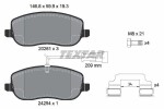 TEXTAR Piduriklotsi komplekt,  ketaspidur Q+ 2429401
