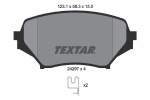 TEXTAR Piduriklotsi komplekt,  ketaspidur 2429701