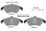 TEXTAR Piduriklotsi komplekt,  ketaspidur Q+ 2431001