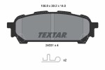 TEXTAR Piduriklotsi komplekt,  ketaspidur 2433101