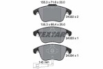 TEXTAR Piduriklotsi komplekt,  ketaspidur Q+ 2433301