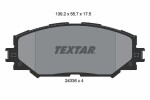TEXTAR Piduriklotsi komplekt, ketaspidur 2433601