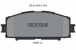 TEXTAR Piduriklotsi komplekt,  ketaspidur 2434701