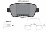 TEXTAR Piduriklotsi komplekt,  ketaspidur Q+ 2434801