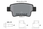 TEXTAR Piduriklotsi komplekt,  ketaspidur Q+ 2434901