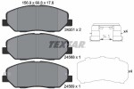 TEXTAR Piduriklotsi komplekt, ketaspidur 2435101