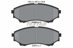 TEXTAR Piduriklotsi komplekt,  ketaspidur 2435301
