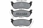 TEXTAR Piduriklotsi komplekt,  ketaspidur 2435501