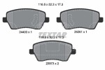 TEXTAR Piduriklotsi komplekt,  ketaspidur Q+ 2440301